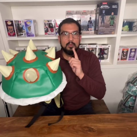 Bioworld Super Mario Bros Bowser Green Turtle Shell Backpack