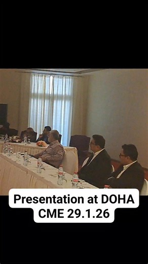 Glimpse of presentation on Antiplatelets agent among top Cardiologists of Pakistan at DOHA Qatar. | Dr Fawad Farooq
