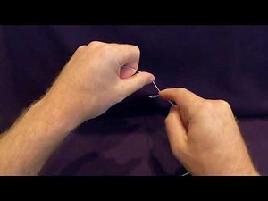 How to suture like a plastic surgeon: Lesson 3 - Two hand knot tying #medical #medicalstudent