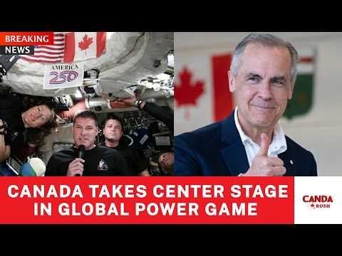 WATCH: CARNEY’S SPACE CALL EXPOSES CANADA’S GLOBAL POWER!!