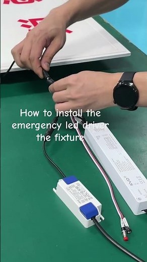 How to install the emergency led driver，Lighting emergency led driver #emergencyledlight #emergency
