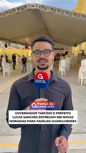 Portal de Guarulhos on Instagram: "Governador Tarcísio e Prefeito Lucas Sanches entregam 358 unidades habitacionais no Sítio São Francisco-Pimentas 🏠 A Prefeitura de Guarulhos e o Governo de São Paulo entregaram 358 unidades habitacionais de empreendimentos no Sítio São Francisco. O conjunto habitacional Sítio São Francisco-Pimentas foi construído pela Companhia de Desenvolvimento Habitacional e Urbano do Estado de São Paulo (CDHU). A cerimônia de inauguração ocorreu nesta segunda-feira (22), n