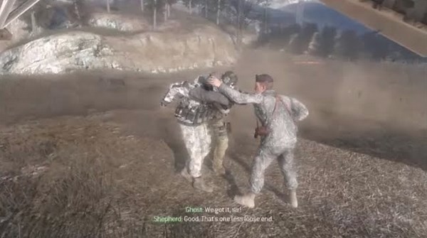 COD MW2 - What Does Roach's Face Look Like in 3rd Person?