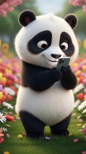 panda bola Hello kaun😂 🐼| funny call 3D #shorts #ai #bhojpuri