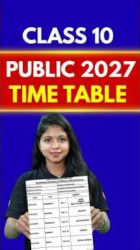 10th Public Exam 2027 Time Table | TN Stateboard | Breaking NEWS | பொதுத்தேர்வு அட்டவணை வெளியீடு