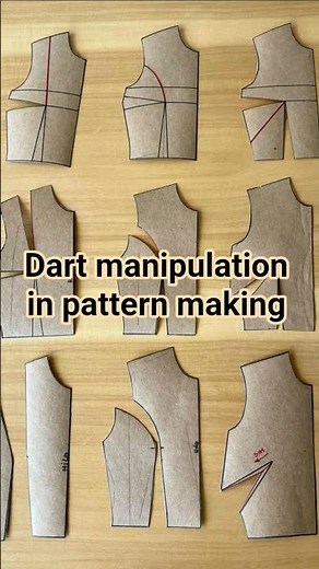 learn dart manipulates in pattern making for fashion student #fashion #fashionstyle #art #dress