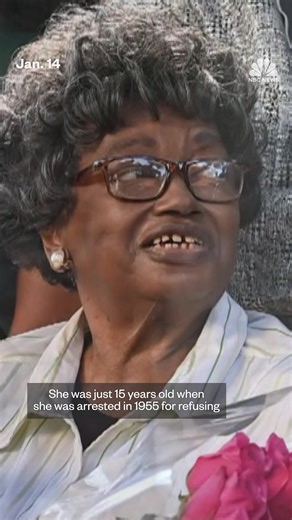 Claudette Colvin, whose 1955 arrest for refusing to give up her seat on a segregated Montgomery bus helped spark the modern civil rights movement, has died. She was 86. | NBC News