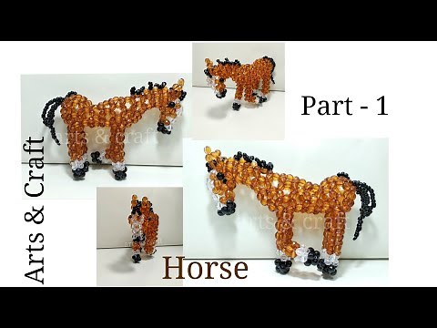 Making of beaded " Horse " 🐎 Part -1
