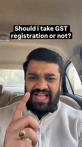 10K views · 1.3K reactions | Should i take GST number or not? [GST, GOODS AND SERVICES TAX, TAX, GST REGISTRATION ] #gst #goodsandservicestax #tax #gstregistration | CA Neeraj Agrawal | Facebook