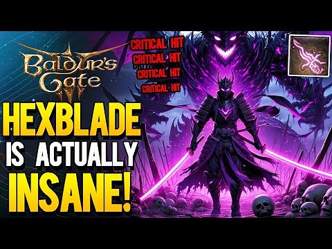 Baldur's Gate 3 - Hexblade Is Actually Broken! Best New Patch 8 HEXBLADE Build for Early & Late Game