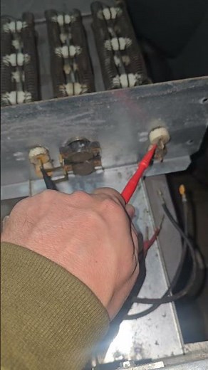 hvac technician diagnosis bad heating elements and teaches how to ohms each element to see if its