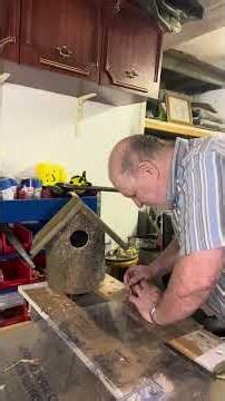 Log fairy house part 8 perspex window pane