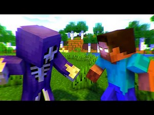 Minecraft Fight Animation - Herobrine vs Dredlord