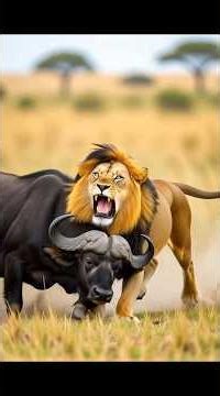 wild animals# fight #cartoon video elephant and lion fight