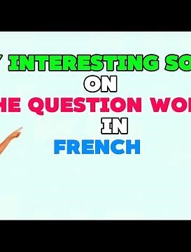 Song on the Question Words in French 🇫🇷 | Frenglish Made Easy