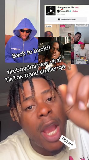 Fireboy DML Trending TikTok Dance Challenges
