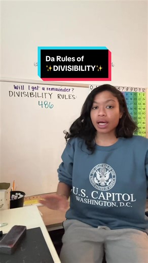 Shout out to Devin for this one! Y’all stay warm and stay off the roads! #msalgebray #divisibilityrules #fyp #math #teachertok