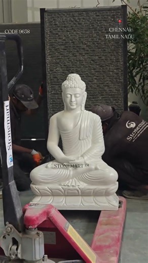 Stunning Buddha Fountain Getting Ready for Packaging #productpackaging