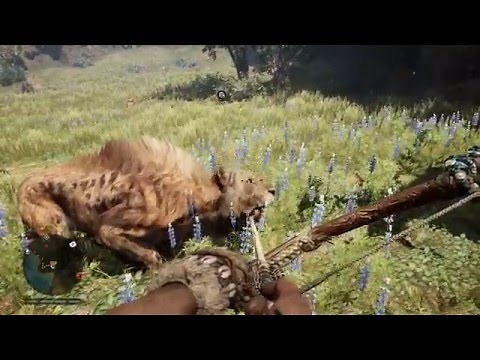 Far Cry Primal - Sabertooth Tiger Gameplay