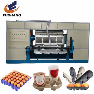 [Hot Item] China Supplier Factory Price Egg Box Making Machine Waste Paper Egg Dish Machine for Sale Egg Plate Making