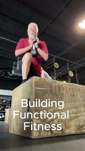 Dumbbell Box Step-Overs at 72 | Functional Strength