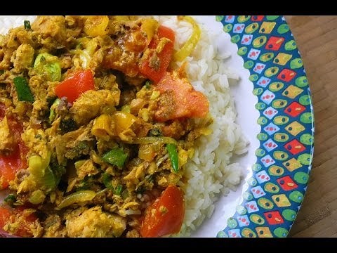 A Quick And Delicious Curry Salmon Recipe Using Canned Salmon.