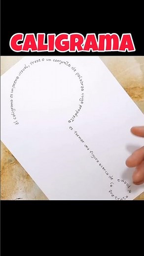 Calligram - Visual Poem #artinelcole #calligram