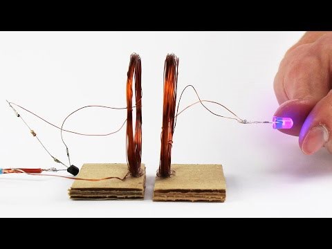 DIY wireless power transfer: Build a simple coil circuit to light up LEDs!