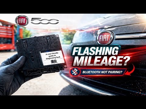 FIAT 500 Flashing mileage - Blue & Me Replacement