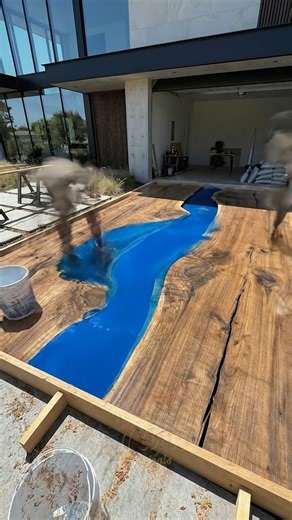 Wood Epoxy Driveway Transformation | DIY & Crafts USA
