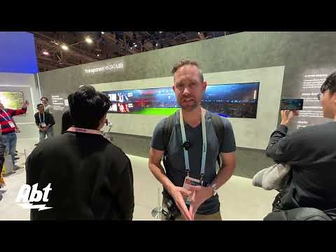 CES 2024 Samsung Transparent Micro LED
