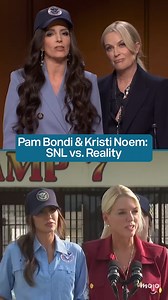 1.3M views · 34K reactions | The SNL Pam Bondi and Kristi Noem parody done by the legendary Tina Fey and Amy Poehler! 藍 | WatchMojo | Facebook