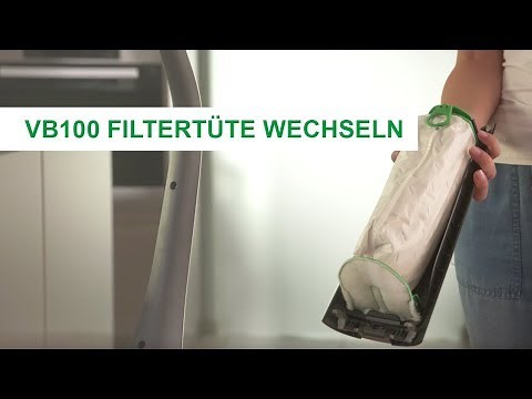Anleitung | VB100 Akku-Staubsauger: Filtertüten wechseln