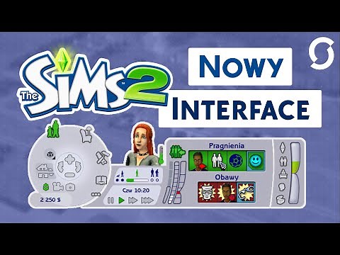 💜 THE SIMS 2 MOD NA INTERFEJS 💚 Clean UI - instalacja i pokaz