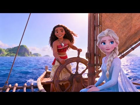 Elsa & Moana: The Frozen Sea | A Magical Fairytale for Kids