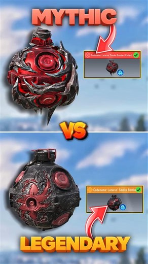 Mythic vs Legendary Smoke Bomber in CODM