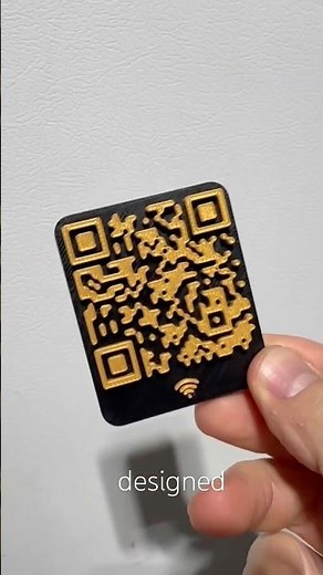WiFi Password QR code 3d print