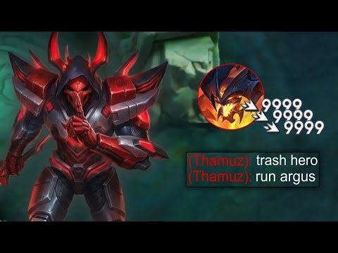 ARGUS UNLIMITED HIGH CRITICAL DAMAGE BUILD VS HIGH SUSTAIN META HERO 💀 (must abuse)