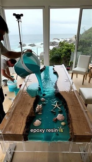 This Table Has an Ocean Inside It! 🌊🤯