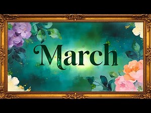 Elegant March Screensaver 🌿 Spring Ambience Background for TV & Classroom | Stay Cozy Ambience