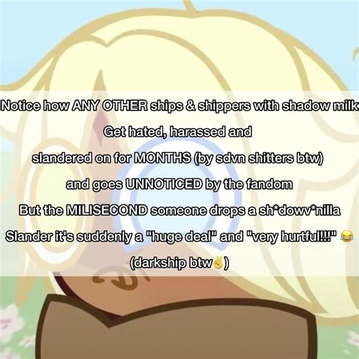 “B-but it’s my comfort ship!” IDGAF your ship is slop🤯 #shadowvanilla #slander #cookierunkingdom