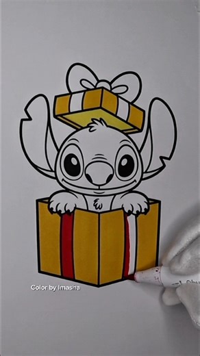 11K views · 230 reactions | Cute Stitch Coloring  勺| Easy & Relaxing #StitchColoring #KawaiiArt #arttherapy #relaxingart | Color by Imasha | Facebook