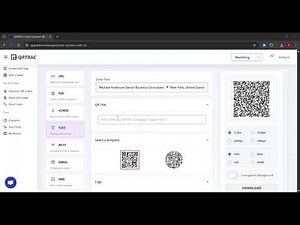 How to Create a Text QR Code Step by Step Using QRTRAC
