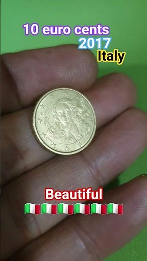 Super Rare Italian 10 Euro Cent Spotted #coincollecting #treasure #valuable