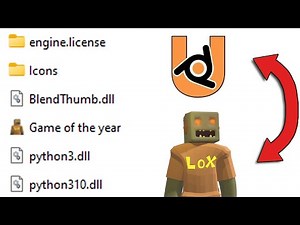 How to create a custom ICON file for your Game | UPBGE 3.6.1
