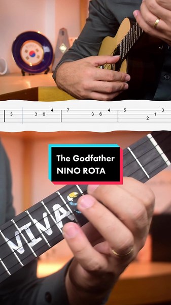 The Godfather Theme #ukulele #tabs #tablatura