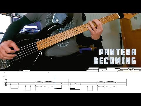 Pantera - Becoming (2 min bass lesson w/tab)