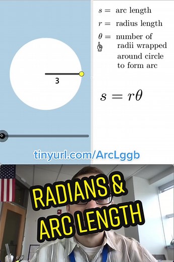 Understanding Radians and Arc Length in Mathematics