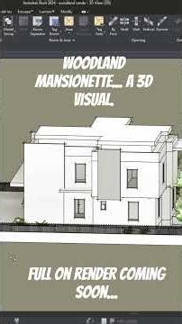 3-bedroom woodland mansionette... a 3d visual.