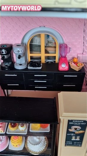 How to make a coffee bar for Barbie ☕️